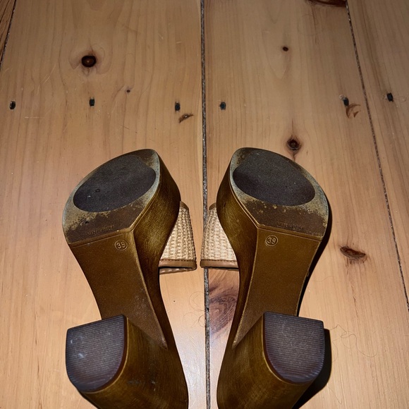 Steve Madden Marisol Natural Raffia Platforms - Picture 6 of 7